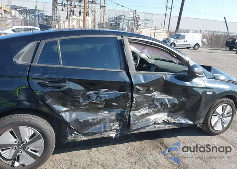 2019 Hyundai Ioniq Hybrid Blue из США, поврежденный, VIN KMHC65LC7KU179966